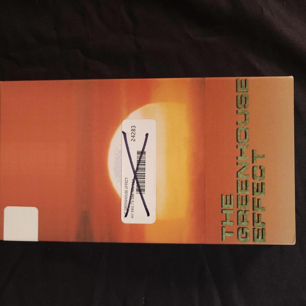 The‎ Greenhouse Effect Educational VHS Tape - Allied Video Corporation